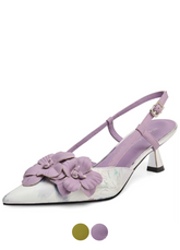 Tatiana Women's Flower Design Leather Sandals